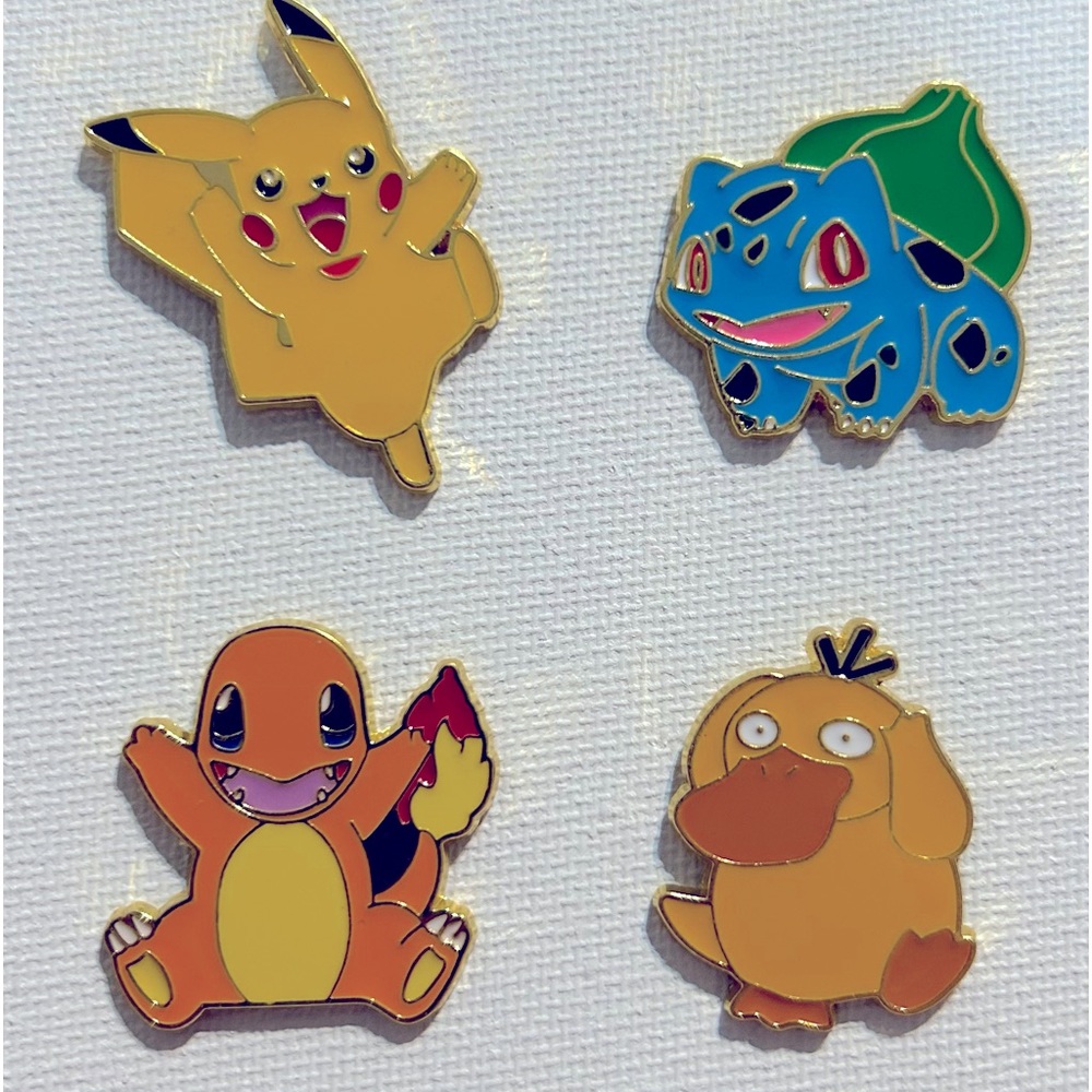 Pokémon enamel pins